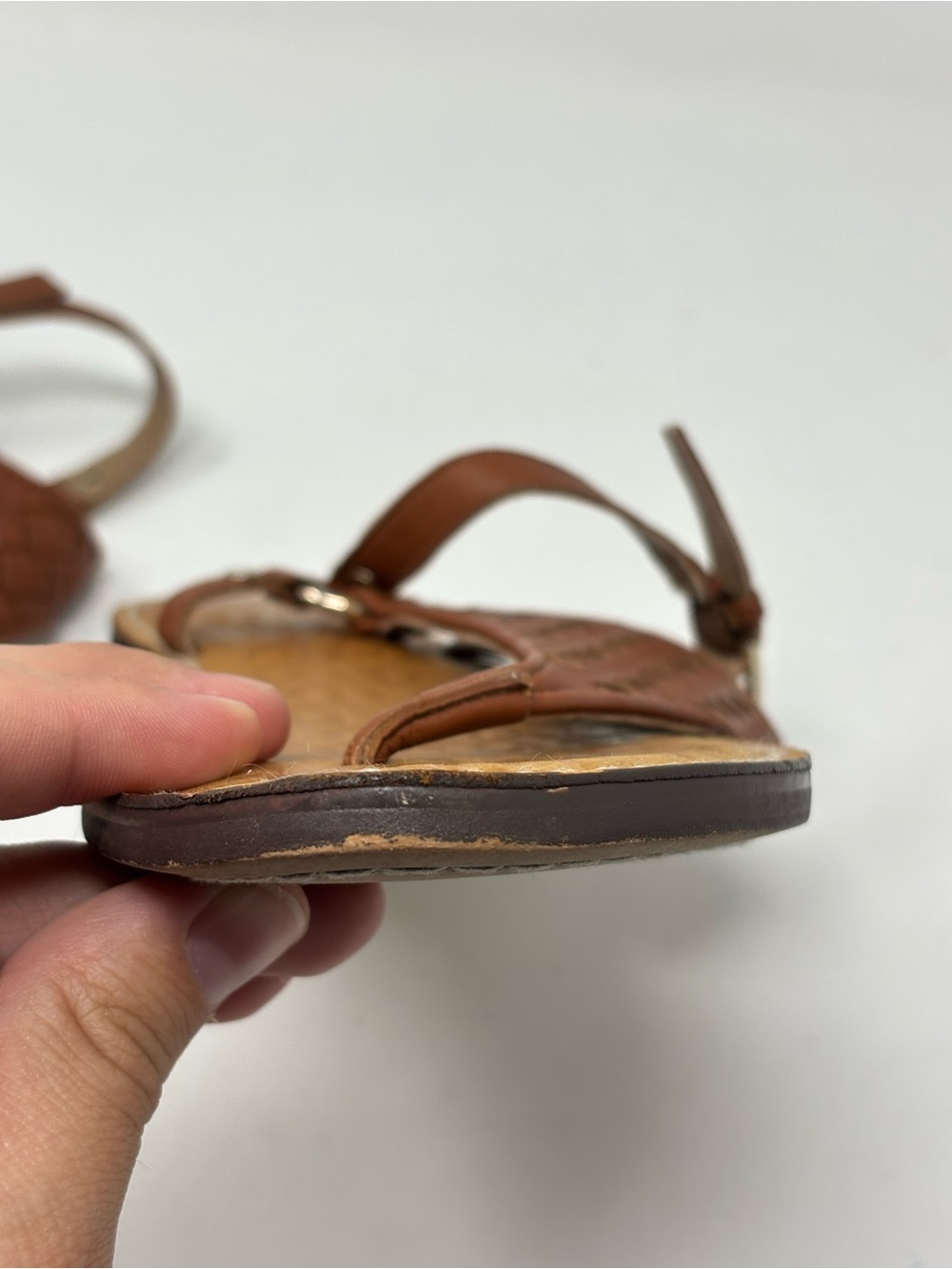 J. McLaughlin Nolita leather slingback sandals size 8 - Picture 12 of 13